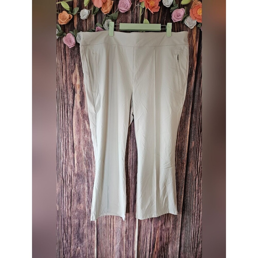 Athleta Pintuck High Rise Flare Pants Plus Size 22